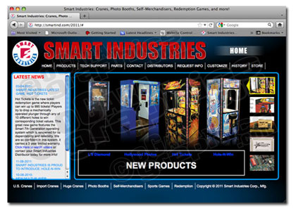 Web Design - Smart Industries